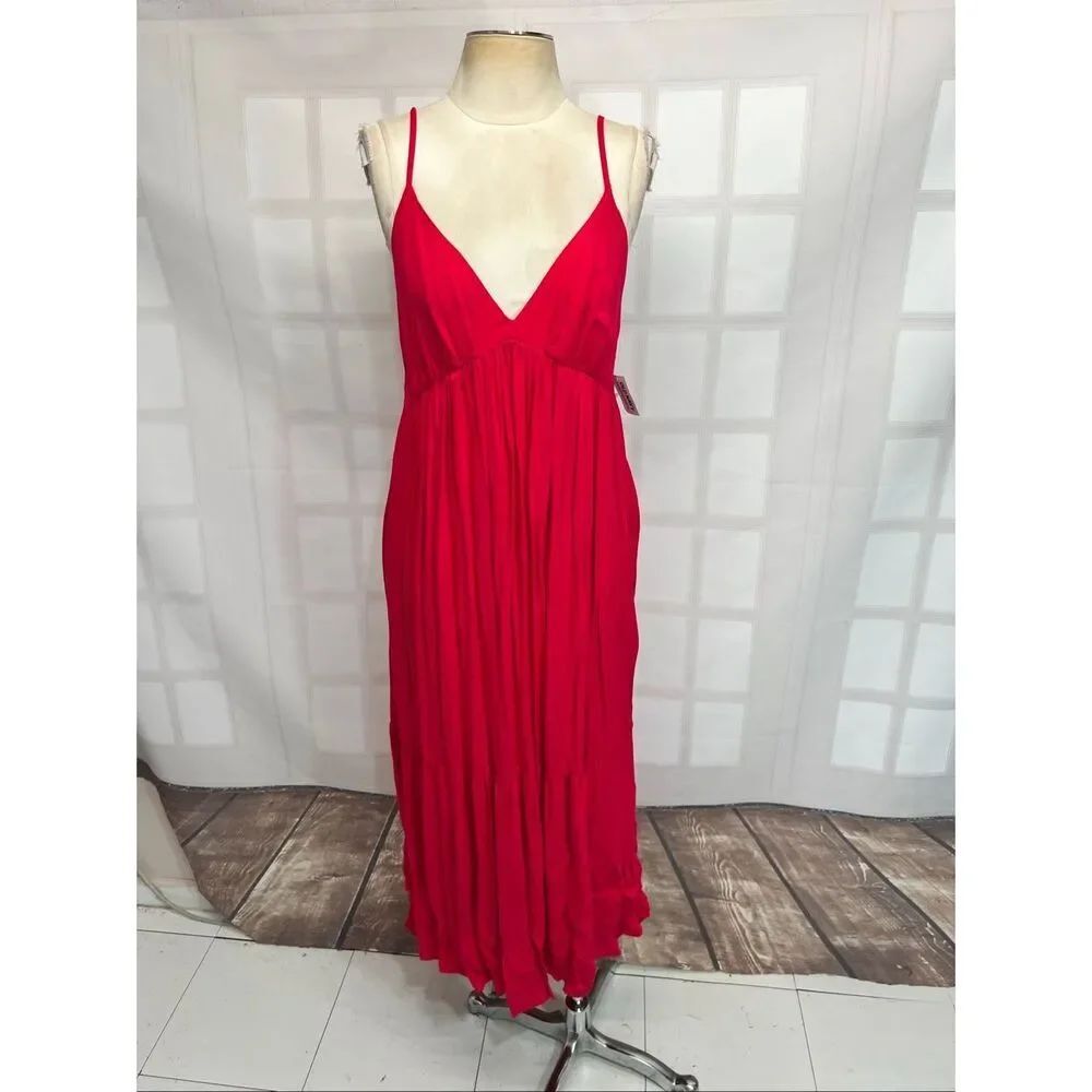 Old Navy nwt hot pink maxi sundress medium petite